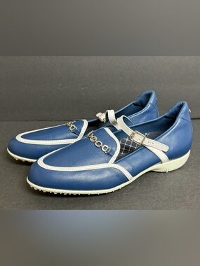 NEW Duca Del Cosma Belledonna Navy-White Spikeless Golf Shoe Size 7.5 RARE $199